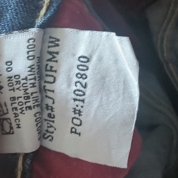 COWGIRL TUFF "Just Tuff" bootcut horseback riding jeans style#JTUFMW sz 27x32L - Picture 15 of 16